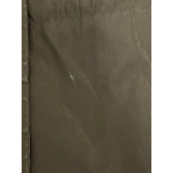 Nautica Drawstring Waist Parka Jacket Removeable Faux Fur Hood Olive Size XL - Picture 12 of 12